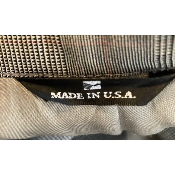 Vtg Polo University Club by Ralph Lauren Sports Coat Mens 42R Plaid Suit Jacket - Picture 11 of 16